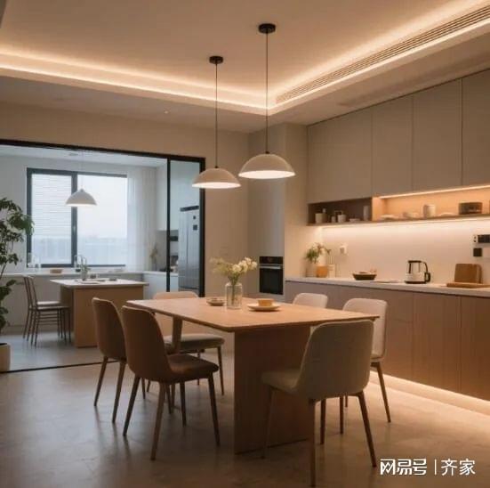 家的现代简约餐厅温馨到犯规！CQ9电子有限公司哇塞 这(图3)