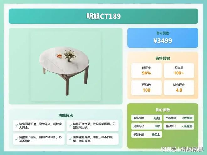 石餐桌买哪款好？精选前十名型号推荐！CQ9电子平台入口2025年明旭微晶(图15)
