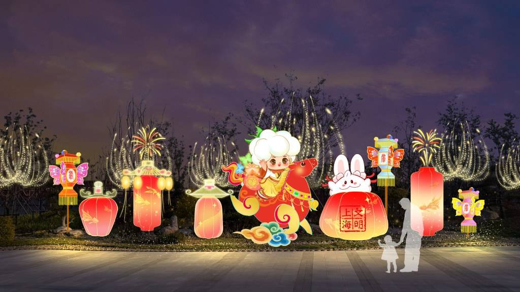 暖春灯会：灯映罗溪春风华是江南CQ9电子专用平台古镇罗店的(图3)