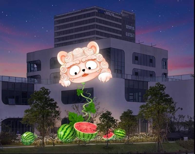 暖春灯会：灯映罗溪春风华是江南CQ9电子专用平台古镇罗店的(图15)